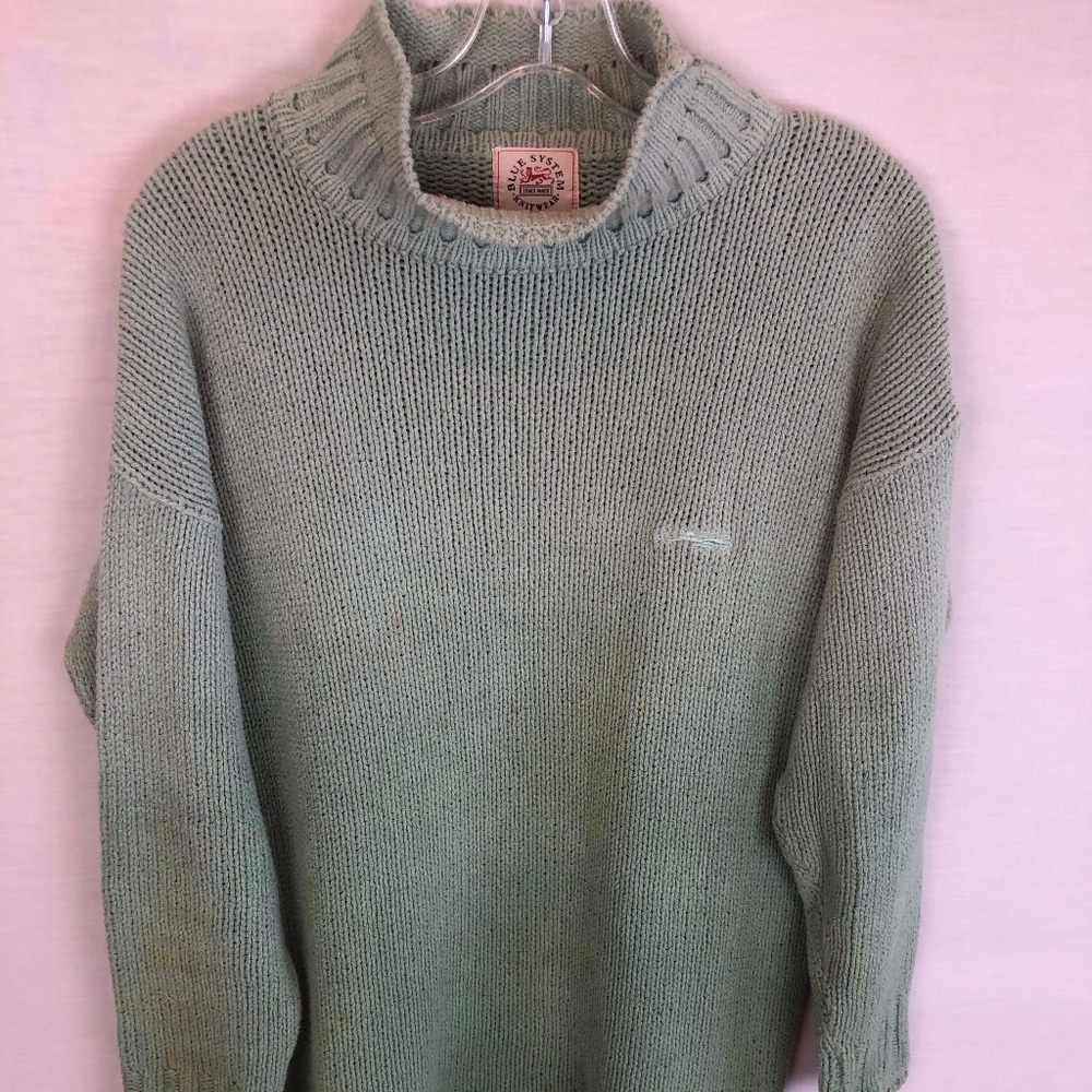 Oversized Green Sweater